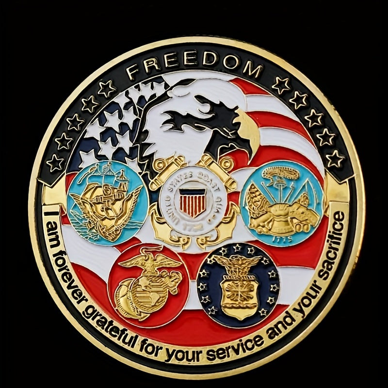 1 Pack Souvenir Collection Gift Coin Gilt Art Seal Coins For Adults And Students