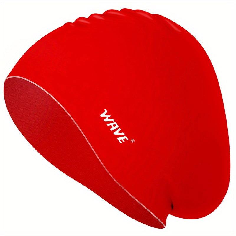 WAVE Waterproof Swimming Cap with Ear Protection for Women