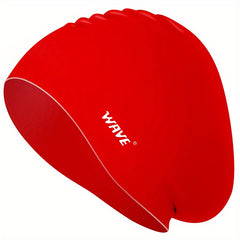 WAVE Waterproof Swimming Cap with Ear Protection for Women