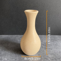 DIY Wooden Vase Flower Container Painting Crafts Home Decoration
