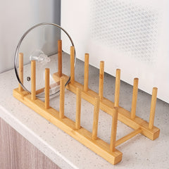 Insulated Bamboo Drain Tray Holder for Tea Cakes & Kitchen Supplies