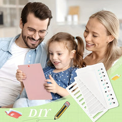 4pcs Chore Chart Blank Checklist Board For Home Routine Planning