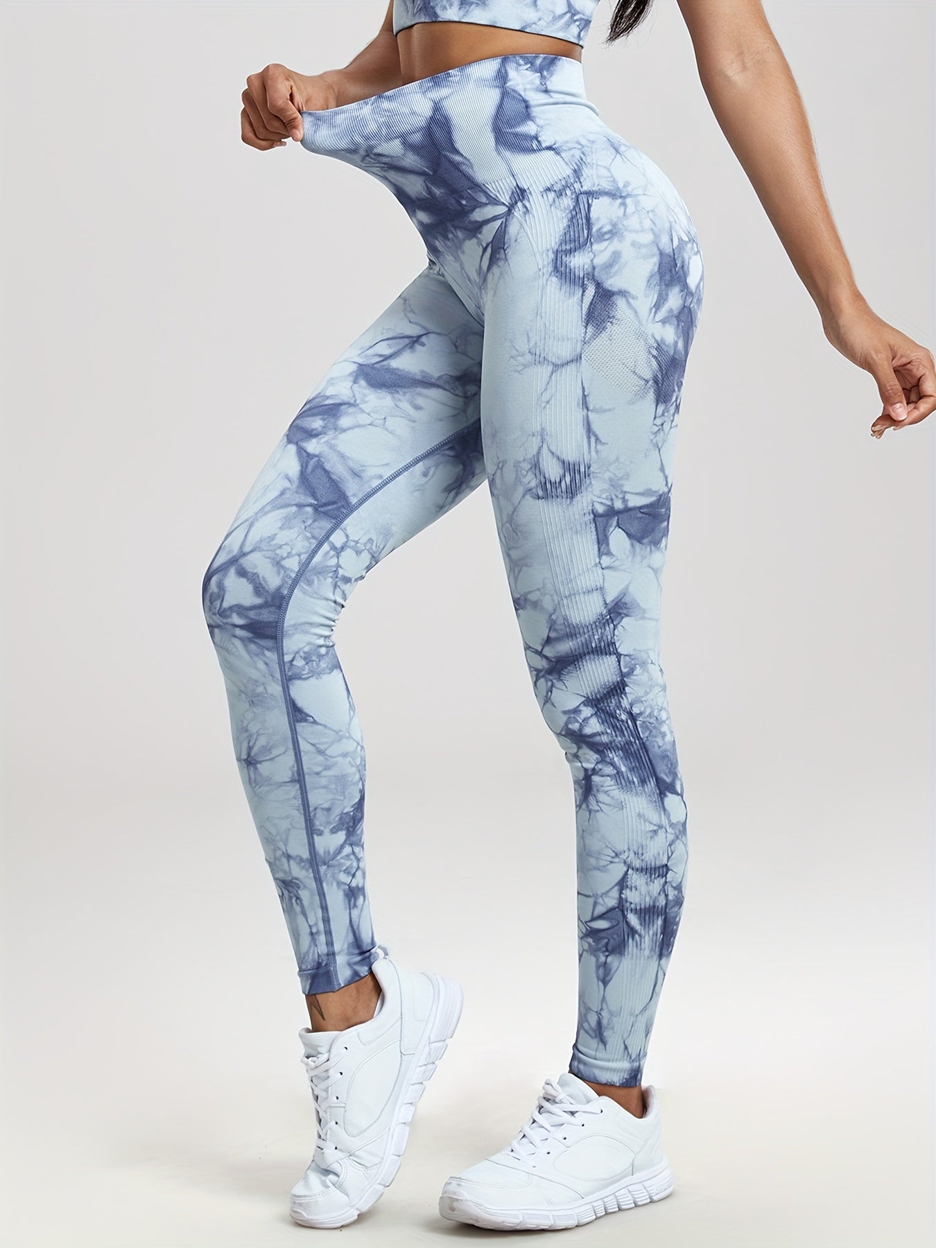 Tie Dye High Waist Yoga Leggings for Women
