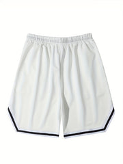 Men's Streetwear Shark Graphic Drawstring Shorts