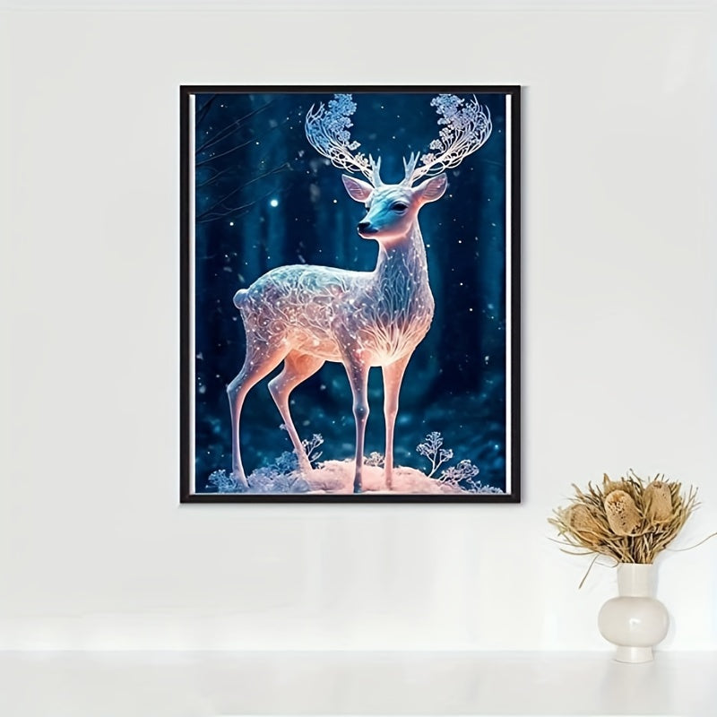 DIY 5D Diamond Painting Snow Deer Set - Full Drill