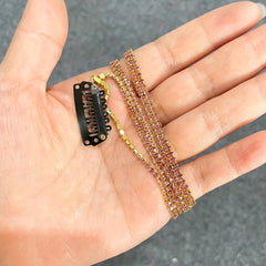 Bling Rhinestones Chain Tassel Hairpin Hair Barrette