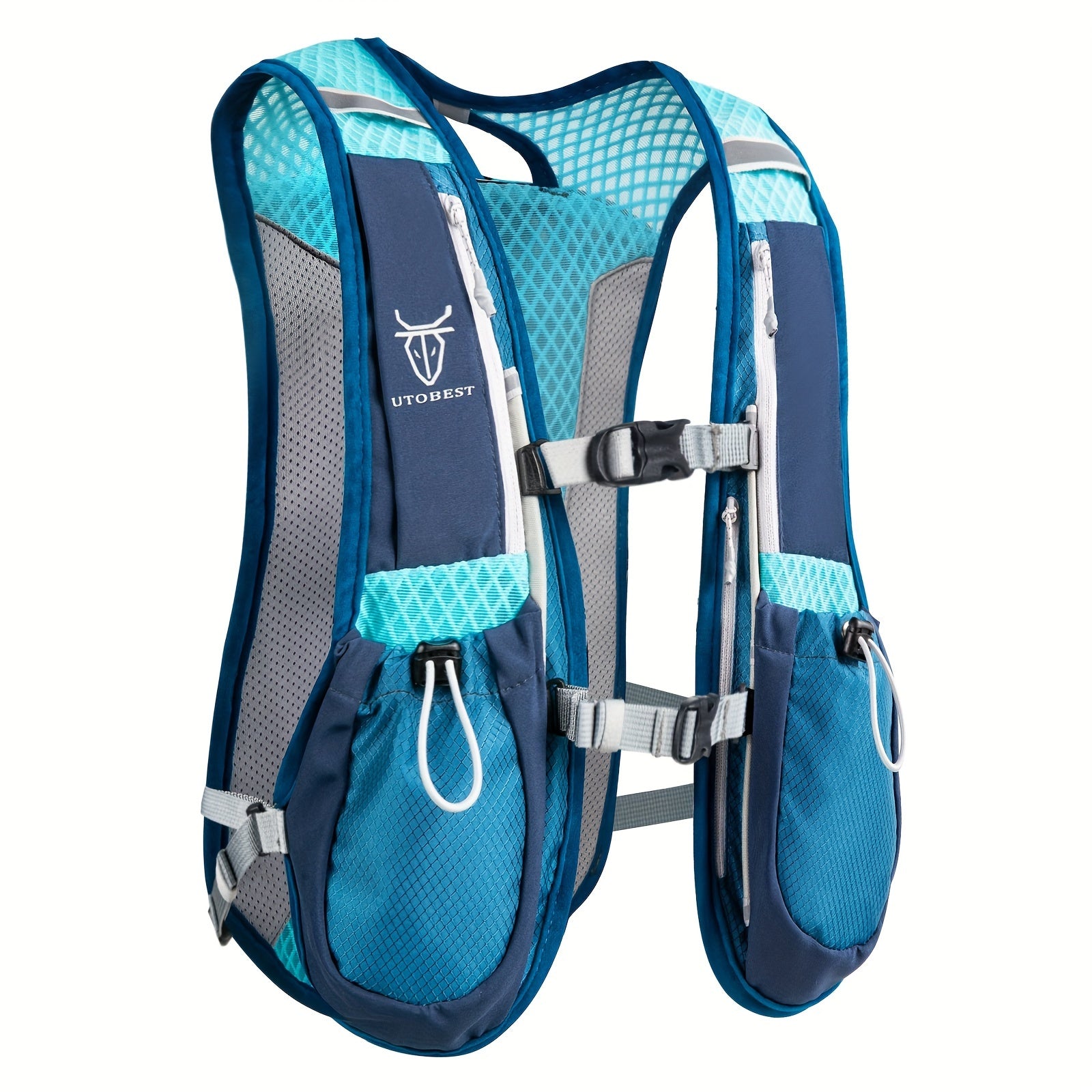 Foldable Water Bag Waistcoat Hydration Pack Lightweight Outdoor Backpack