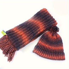 3pcs Gradient Wool Yarn for DIY Crocheting Knitting Sweaters Scarves