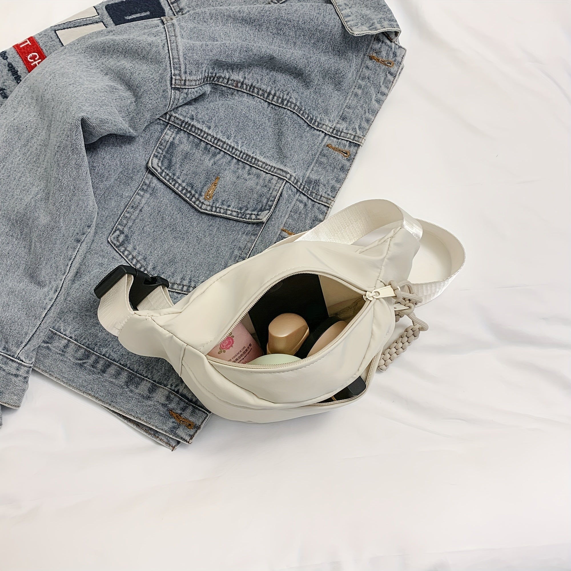 Streetwear Casual Chest Bag Nylon Foldable Fanny Pack