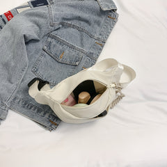 Streetwear Casual Chest Bag Nylon Foldable Fanny Pack