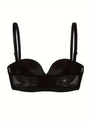 Lace Push Up Balconette Bra - Comfy & Breathable