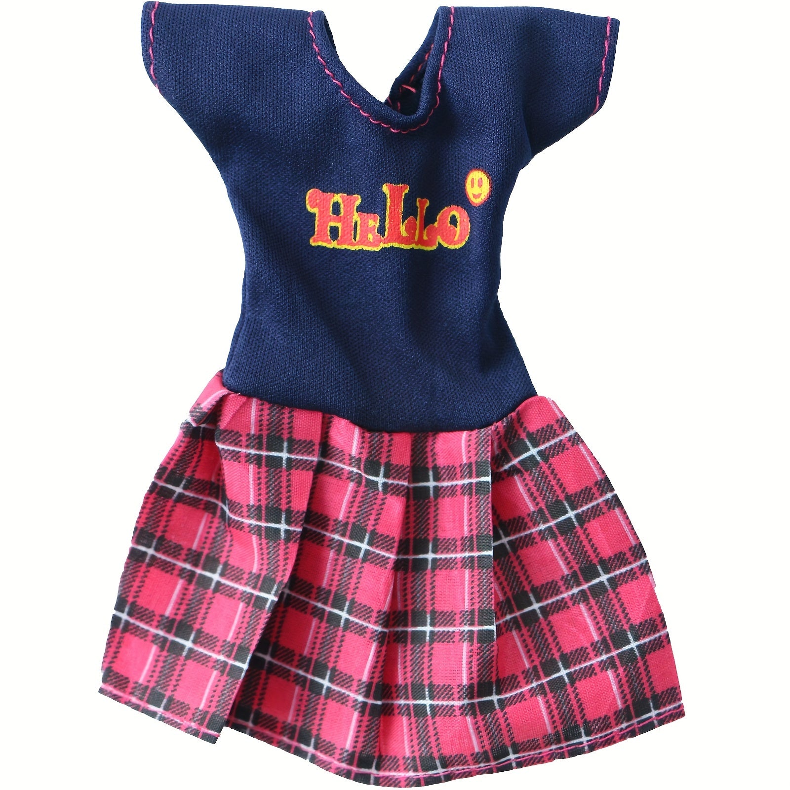 5pcs Doll Clothes Set for 11.5 Inch Dolls Casual & School Style Outfits
