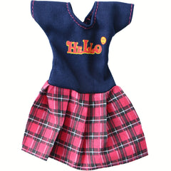 5pcs Doll Clothes Set for 11.5 Inch Dolls Casual & School Style Outfits