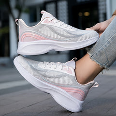 Women's Gradient Mesh Breathable Flying Woven Shoes Lightweight Comfortable