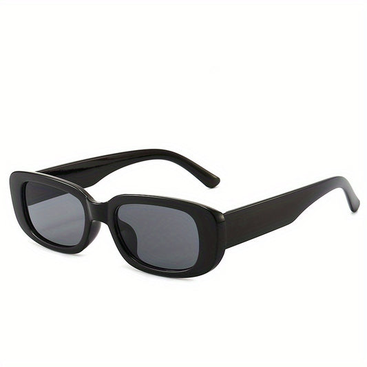 Square Sunglasses Men Women Wide Temple Glasses UV Blocking