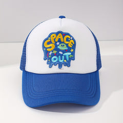 Embroidered Patch Mesh Baseball Cap Outdoor Caps For Summer