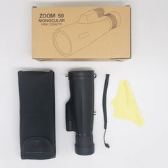 High Power 30x50 Zoom Monocular Telescope With Bak4 Lens