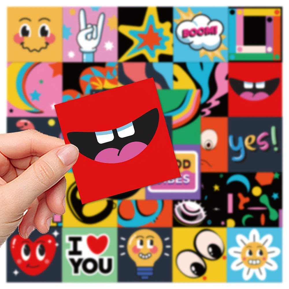 30 Cartoon Strange Stickers Laptop Luggage Phone Journal Book Cup Stickers