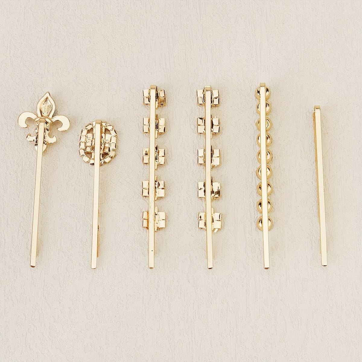 Rhinestone Bobby Pin Side Clip Bangs Clip Head Jewelry Set