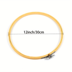 Embroidery Cross Stitch Wooden Frame Hoop Circle DIY Hand Craft Sewing Tool