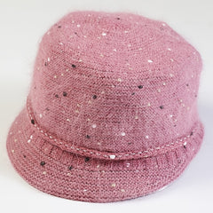 Vintage Knitted Thermal Bucket Hat Fisherman Hat Winter Hat For Her