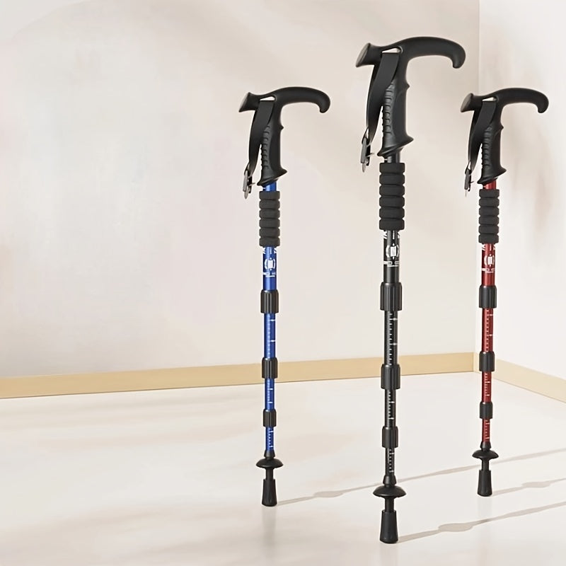Portable Retractable Non-slip Hiking Stick for Outdoor Climbing