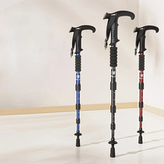 Portable Retractable Non-slip Hiking Stick for Outdoor Climbing