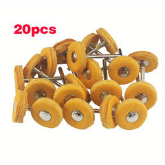 20pcs Buffing Wheel 1 8 Inch Cloth Polishing Wheel For Rotary Tools Yellow