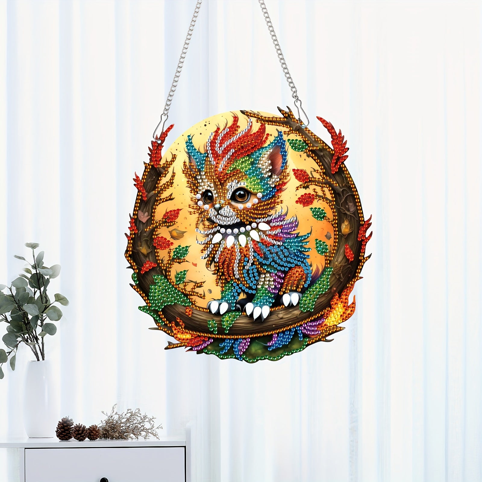 Animal Pattern Diamond Painting Kit DIY Pendant Home Decor