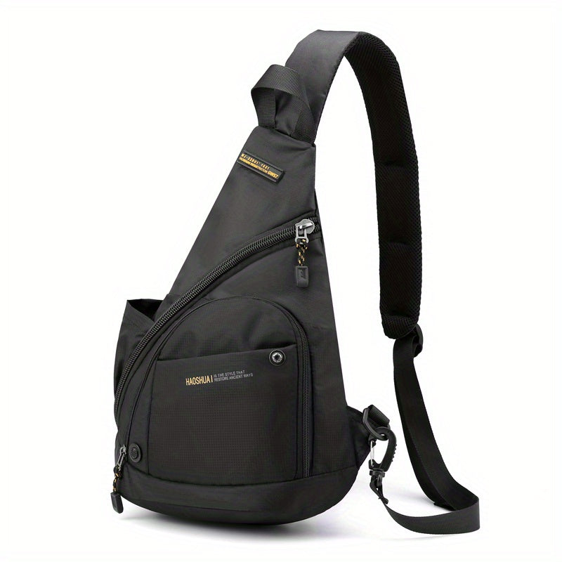 Men's Water Resistant Crossbody Bag for Outdoor Travel