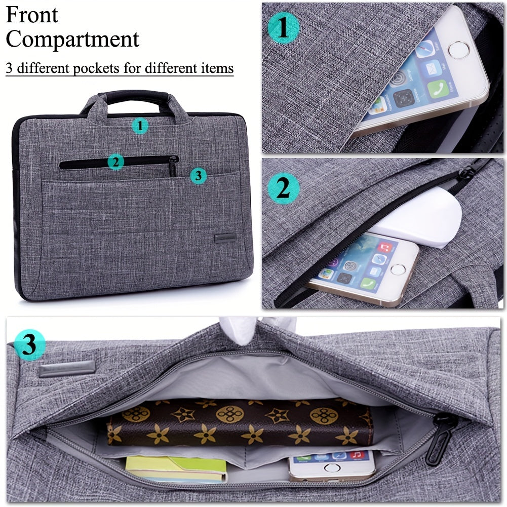 Multifunctional 62cm Crossbody Laptop Bag Briefcase for Notebook Tablet