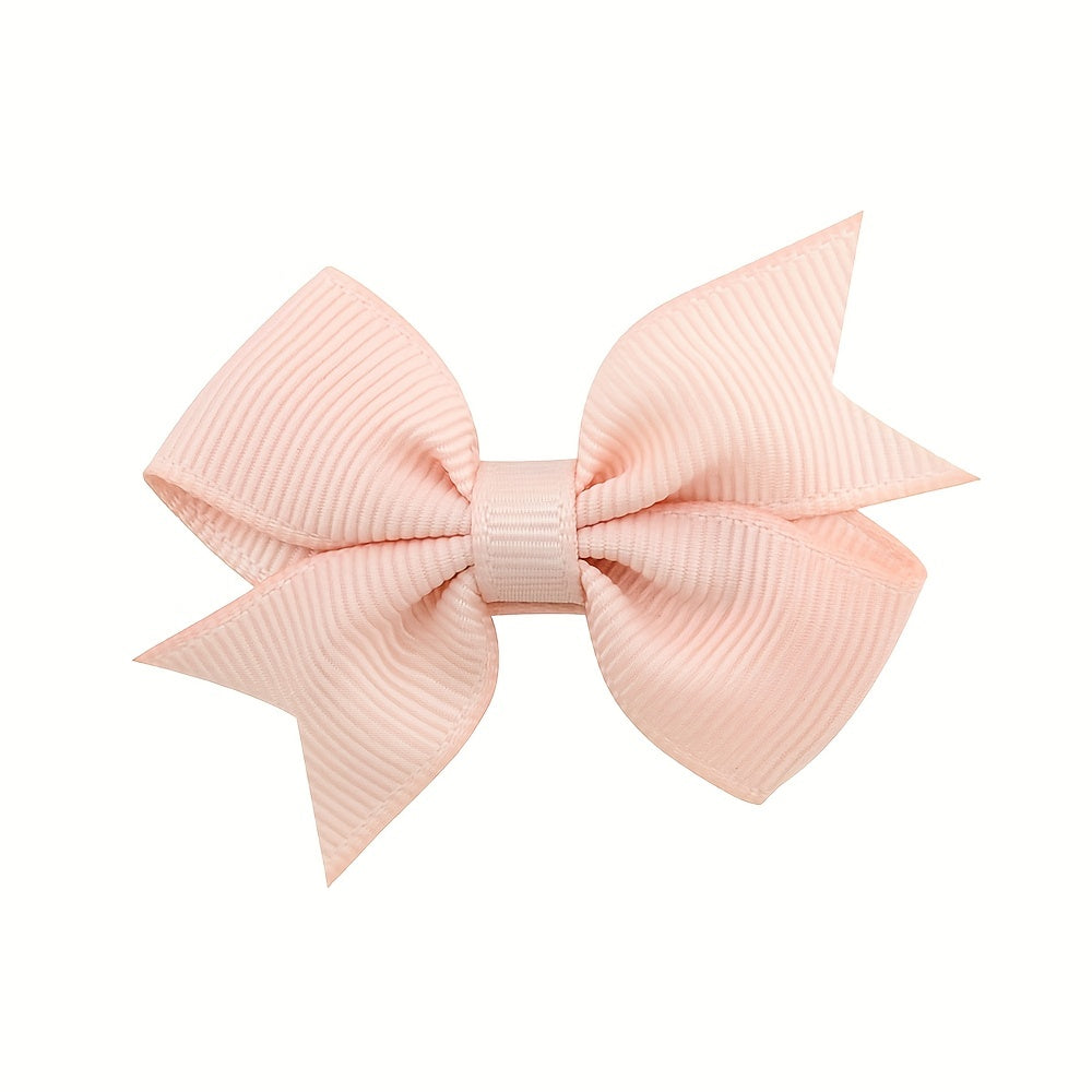 40pcs Baby Girl Bowknot Hair Clips - Assorted Colors