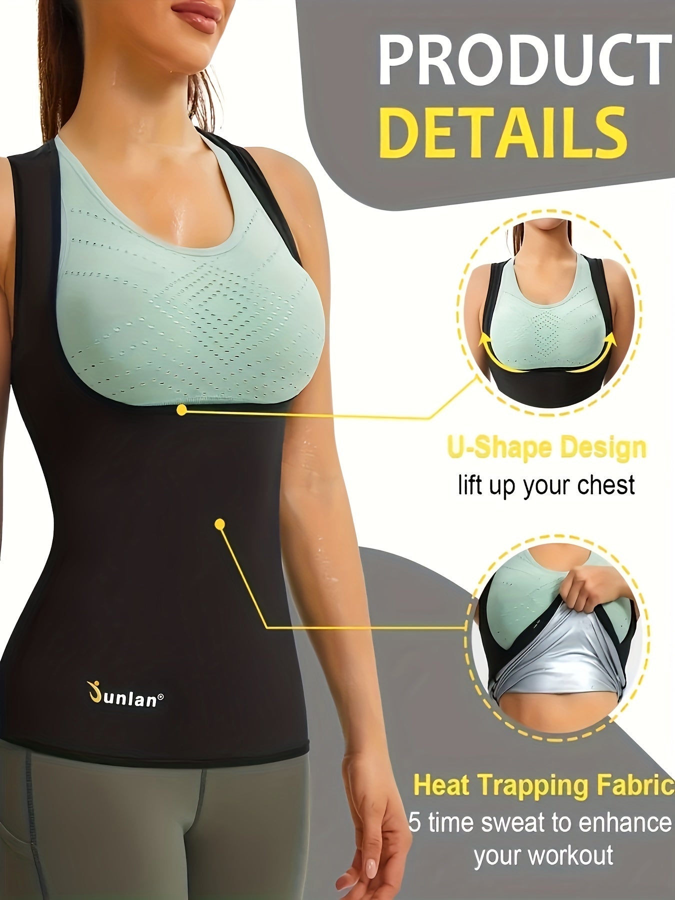 Seamless Shaping Tank Tops Waist Trainer Tummy Control Slimmer