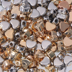 100pcs Heart Partition Beads for Jewelry Making