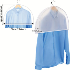 1PC Clear Plastic Closet Garment Cover Hanger Clothing Wardrobe Protector