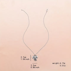 Unisex Elephant Pendant Necklace For Man Women's Holiday Party Jewelry