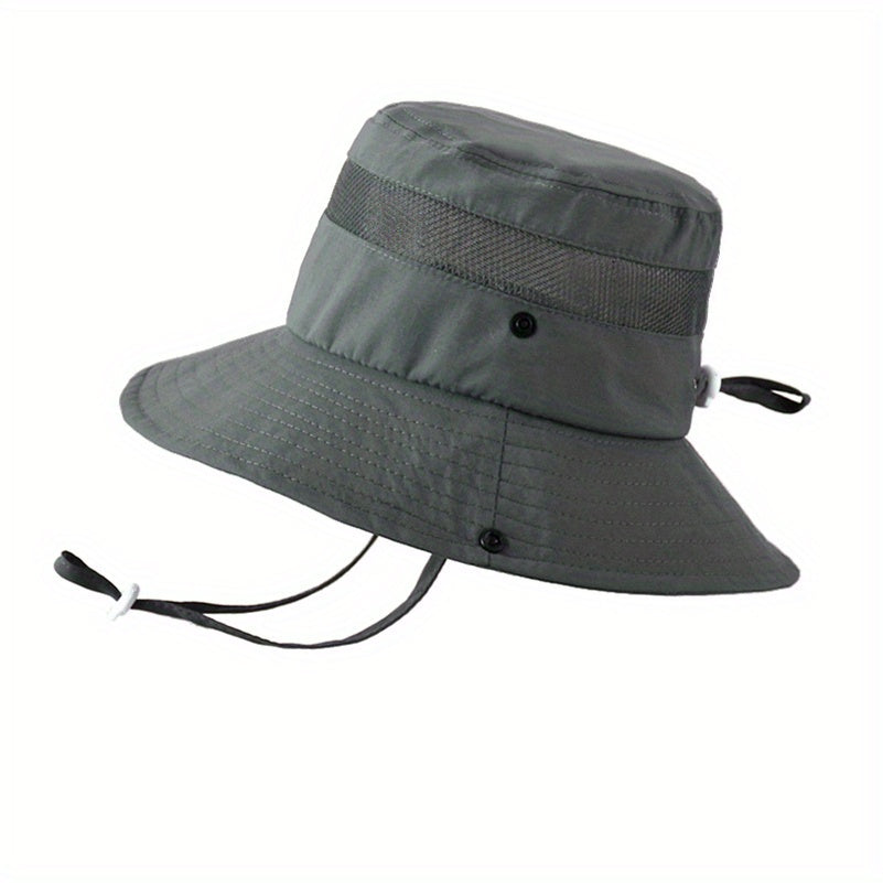 Fisherman Hat Wide Brim Sun Protection Bucket Hat