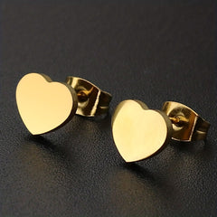 Stainless Steel Geometric Star Stud Earrings Small Earrings