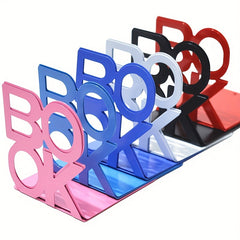 Iron Book Stand Support Non Slip Rack Shelf Holder