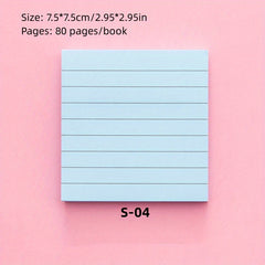 Checkered Sticky Notes Notepad for Students