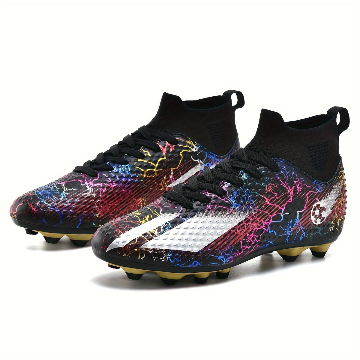 Non Slip Soccer Spikes Cleats Lightweight Turf Soccer Shoes