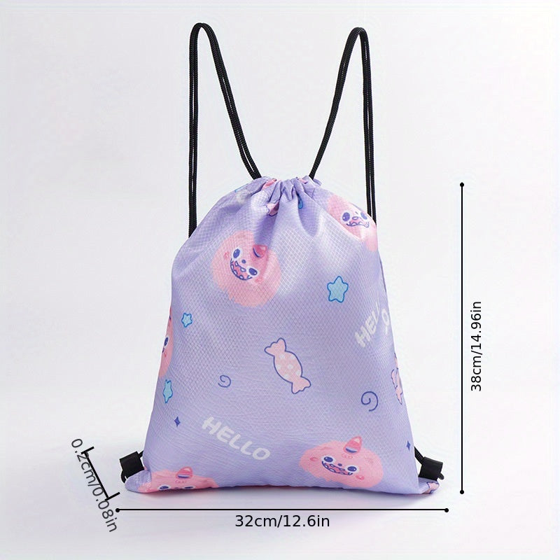 Swimming Storage Bag Lightweight Drawstring Outdoor Portable