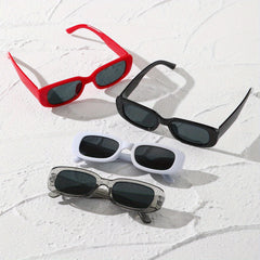 Y2K Square Sunglasses Retro 90s UV400 Sun Shades Glasses