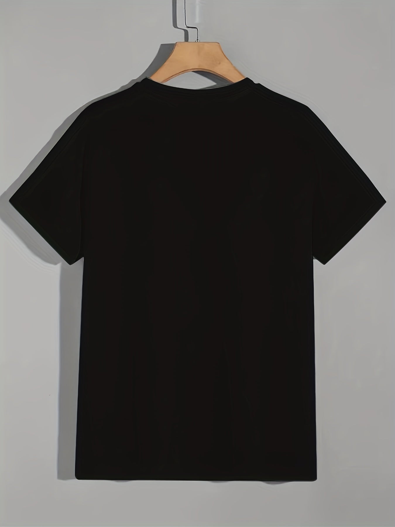 American Flag & Skull Print Tee for Men