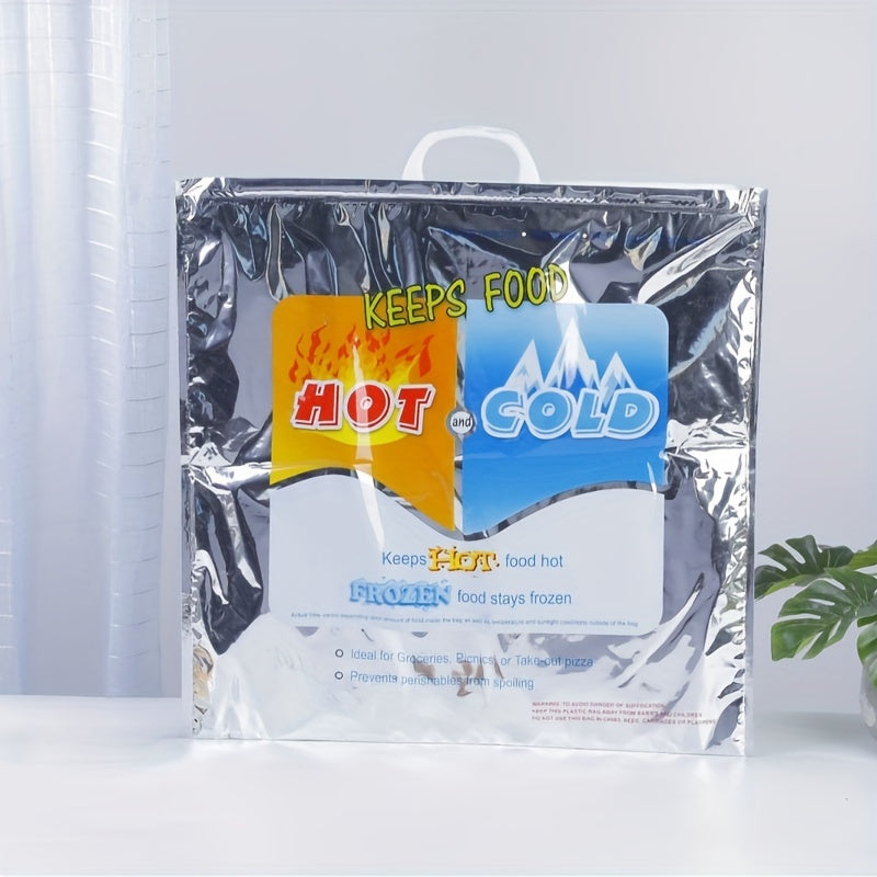 Insulated Aluminum Foil Thermal Bag for Takeout, 50x50cm