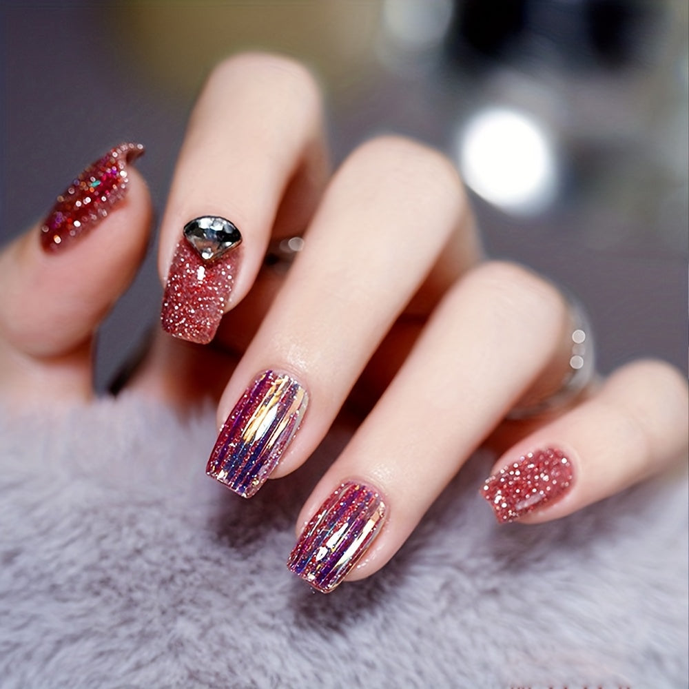 6pcs Glitter Nail Sequins Face Body Ornaments
