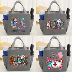 Large Capacity Insulated Animal Print Tote for Women - Durable Polyester