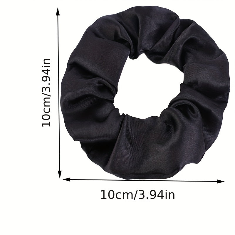 Silky Scrunchies Hair Tie Style Hair Rope Satin Hair Accessories