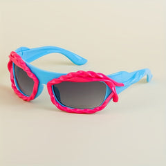 Y2K Irregular Wrap Around Sunglasses UV400 Sun Shades
