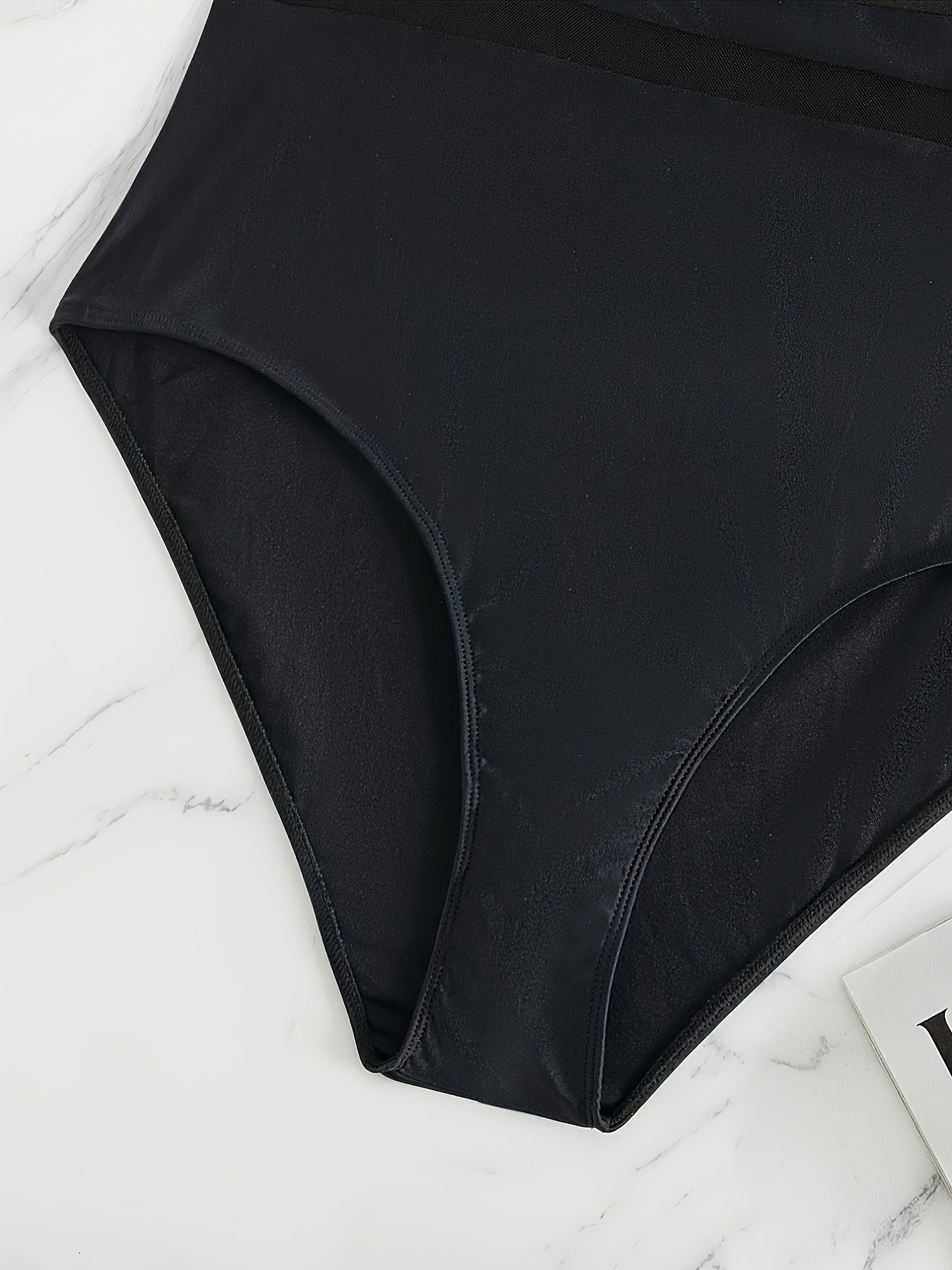  Modest Swimsuit Coloblock Stripe Print One Piece Bathing Suit